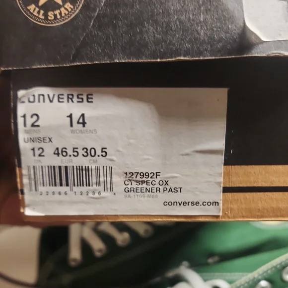 Converse Dark Green Sneakers with White Sole - Picture 6 of 6